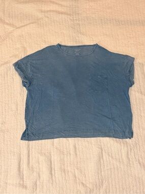 American Eagle Soft & Sexy Light Blue Crew Tee